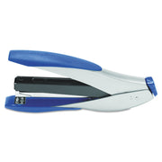 Stapler, SmartTouch Desktop Stapler, Reduced Effort, 25 Sheets, Full Strip, Silver/Blue () by Swingline – 25 SHEET CAPACITY, Metal, Silver + Blue, Model S7066525