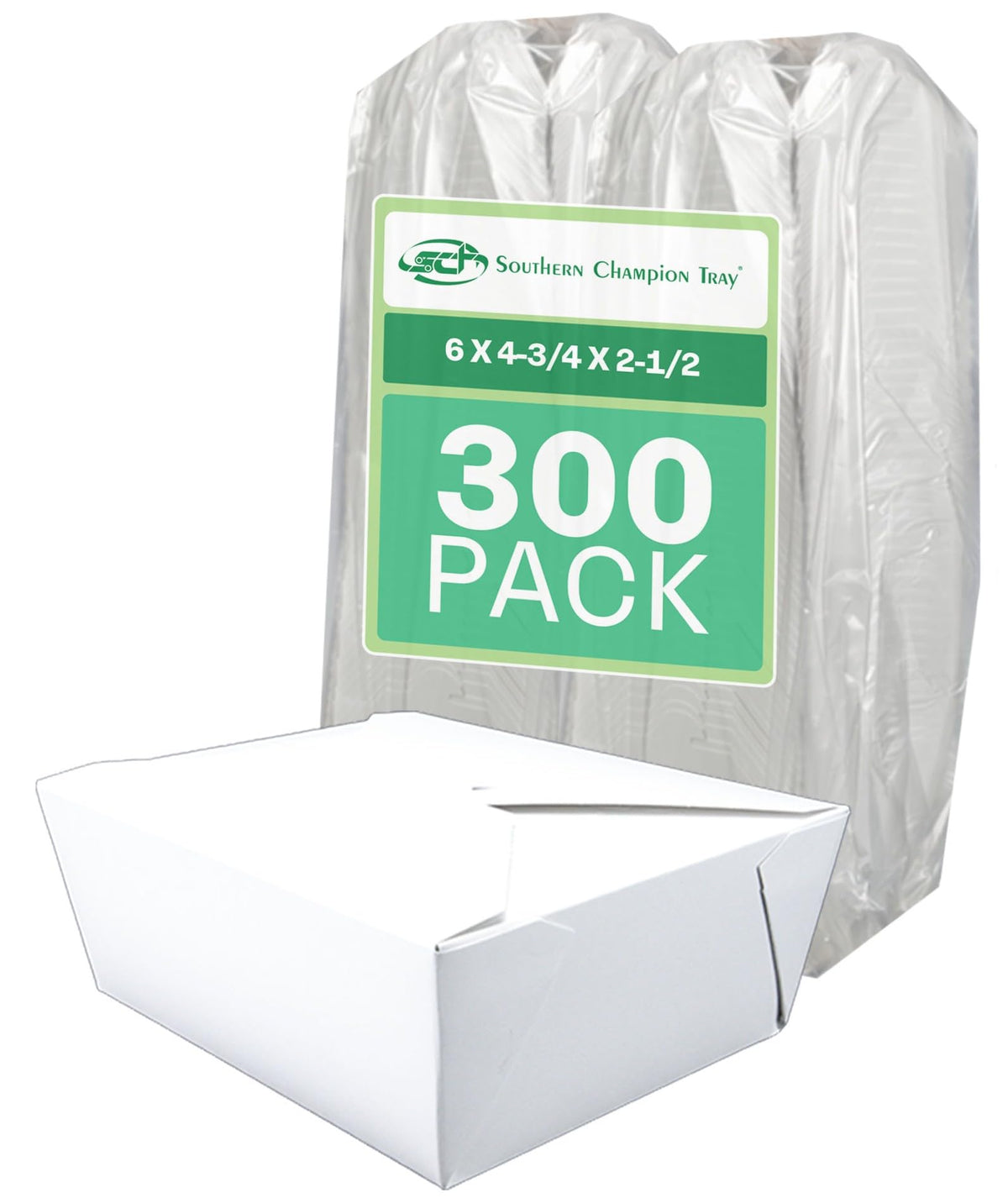 SOUTHERN CHAMPION TRAY White / 6" x 4-3/4" x 2-1/2" / 6.0 liters Boxes