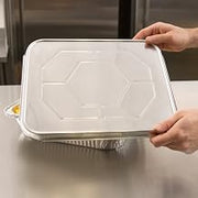 Steam Table Pan Foil Lid, Fits Half-Size Pan, 12 13/16 x 10 7/16, 100/Carton