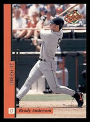 Baseball MLB 1996 Leaf Preferred #78 Brady Anderson #78 NM Orioles