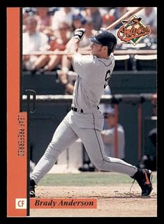Baseball MLB 1996 Leaf Preferred #78 Brady Anderson #78 NM Orioles