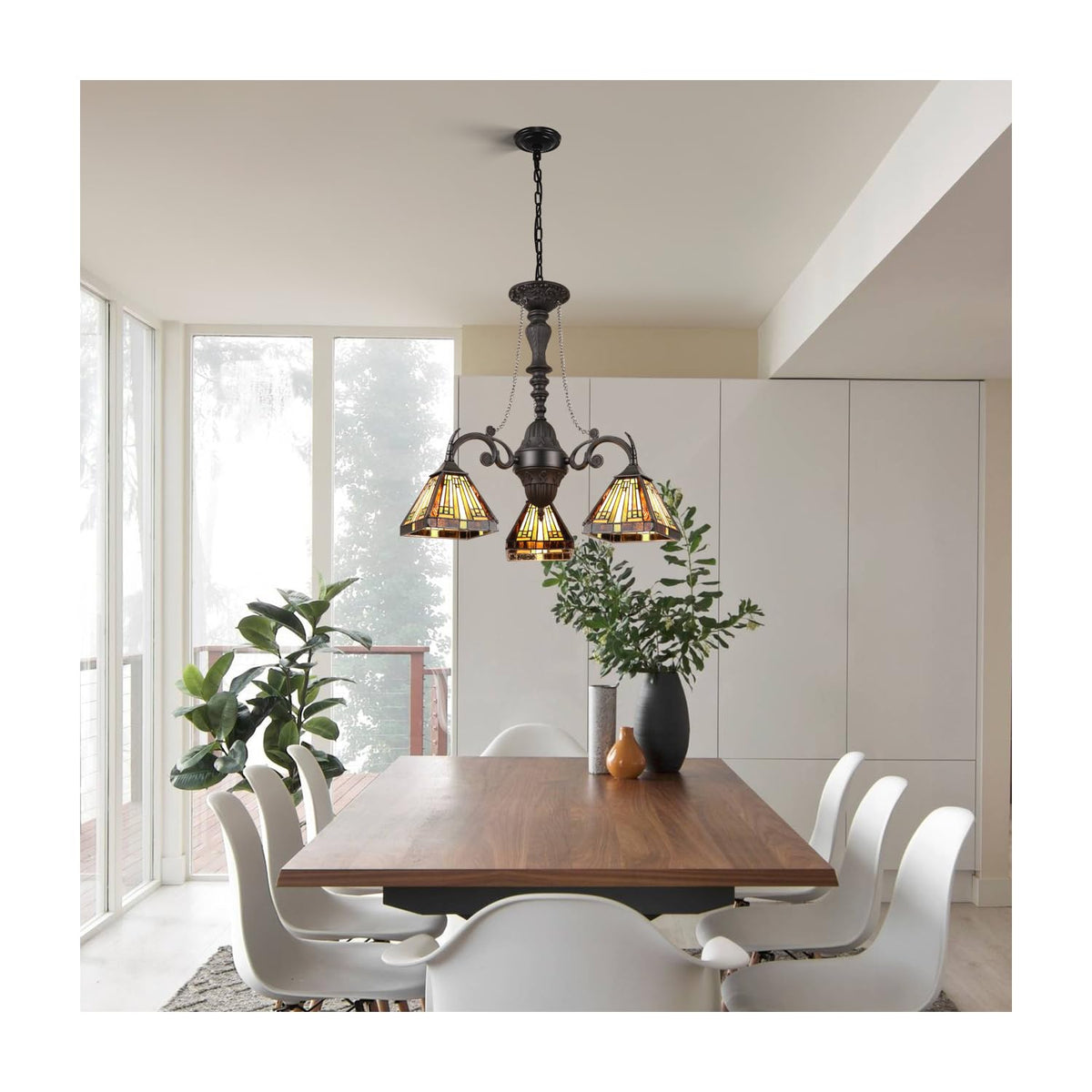 CH33359MR24-DC3 Chandelier by Chloe Lighting – Green, Blue, Brown