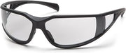 Pyramex Exeter Safety Eyewear, Clear Anti-Fog Lens With Charcoal Gray Frame