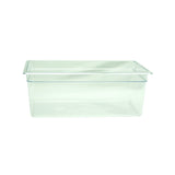 Food Pan by Thunder Group – Full Size, 8" deep, Polycarbonate (PC), Clear, Pack of 6, Model PLPA8008