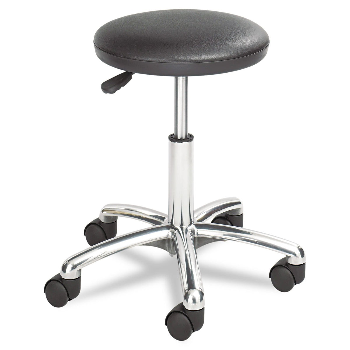 Safco Black / 1 / Low BaseScrew Lift Step Stools