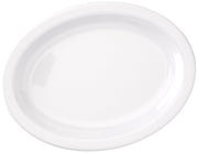 Winco 9-3/4" x 6-3/4" / White / Modern Platters