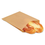 Bagcraft 300100 NK25 EcoCraft Grease-Resistant Sandwich Bag 6 1/2 x 1 x 8 Natural 2000/Carton by Packaging Dynamics – One Size, Paper, Natural, Pack of 2000, Model BGC300100