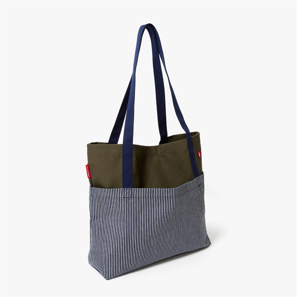 The Market Tote by hedley & bennett – 1008 cubic_inches, Cotton, Olive, Model The Market Tote - Olive