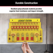 Master Lock Includes 10 Zenex Padlocks / Includes 4 Zenex Padlocks / Yellow Devices
