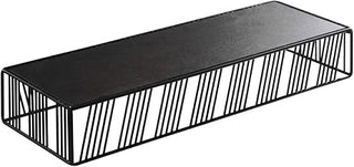Portland Collection – Rectangle Riser – 20.125W x 7D x 3.25H – Black Wire, Black Metal