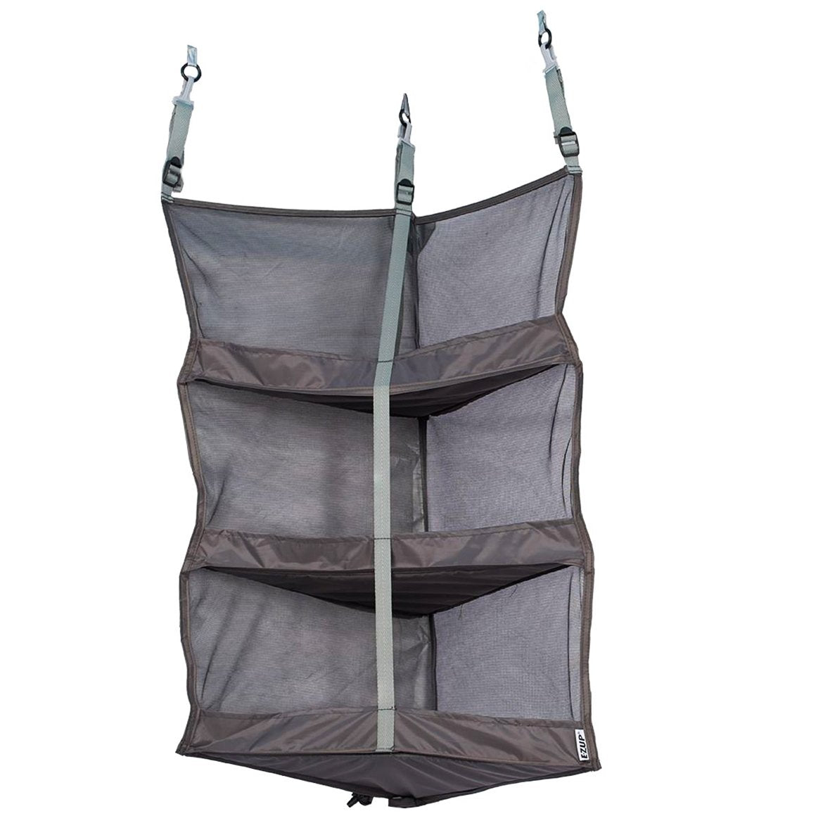 Gear Hanging Shelf Canopy Accessory by E-Z UP – Mesh, Black Mesh, Pack of 2, Model GSCBGY