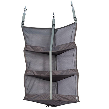 Gear Hanging Shelf Canopy Accessory by E-Z UP – Mesh, Black Mesh, Pack of 2, Model GSCBGY