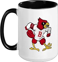Bloomfield Jr-Sr Cardinals Ceramic Mug, Black/White, 15oz