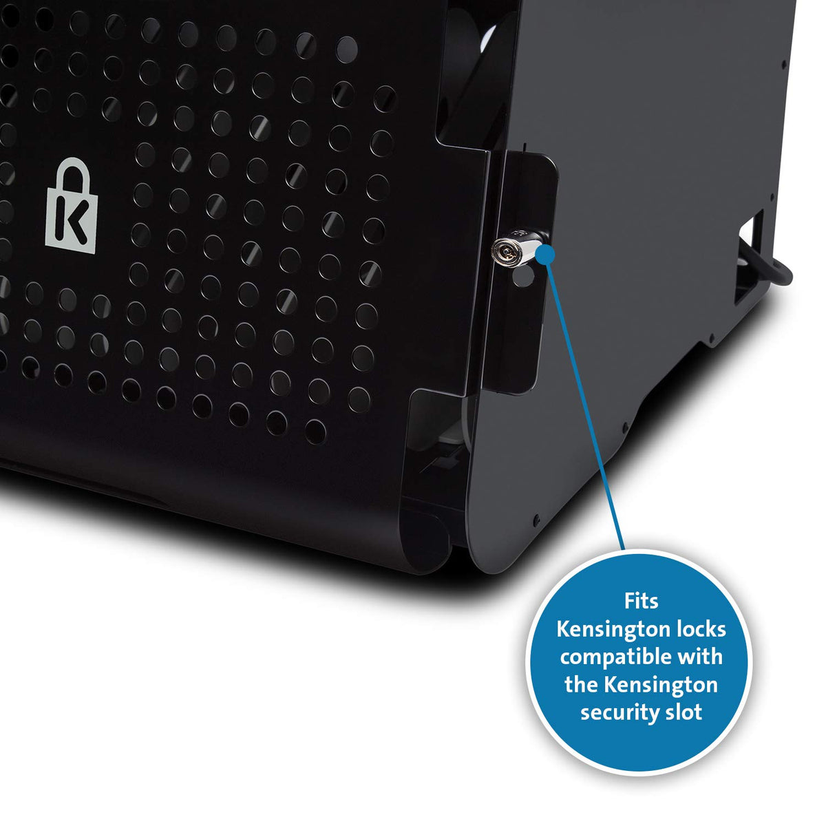 Universal Tablet and Laptop AC Lock & Charge Station (K62880NA) by Kensington – 12 bay, Metal, Black, Model K628880NA