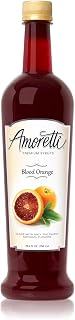 Amoretti Premium Syrup, Blood Orange, 25.4 Ounce (Pack of 12)