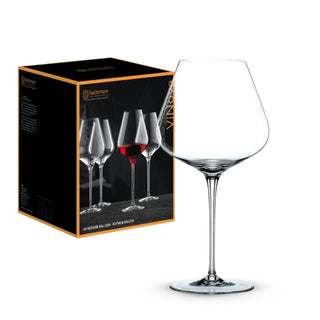 ViNOVA Red Wine Balloon Glass by Nachtmann – 4 Count (Pack of 1), 28.4 fluid_ounces, Glass, Clear, Pack of 4