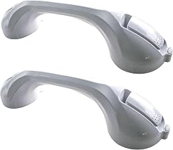SBGSET16: 16 in. Repositionable Suction Grab Bar Set - White 2 Piece Set