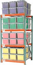 Global Industrial Record Storage Rack Starter Polyethylene Box 48"W x 48"D x 96"H