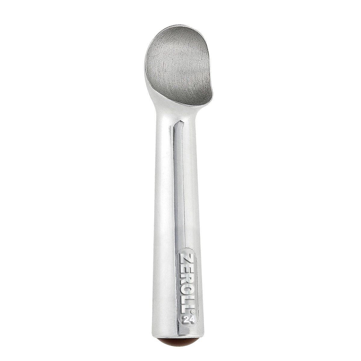 Original Ice Cream Scoop with Unique Liquid Filled Heat Conductive Handle Simple One Piece Aluminum Design Easy Release Made in USA by Zeroll – 1.5 ounce, Aluminum, Model 1024