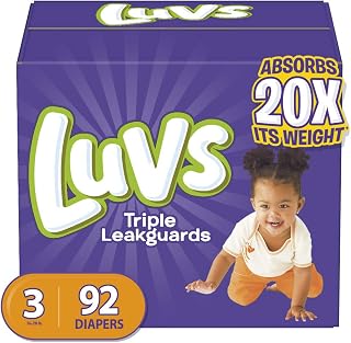 Luvs Diapers Size 3 92 Count