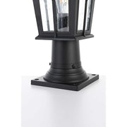One Light Outdoor Post Mount Black by Bodine – Black