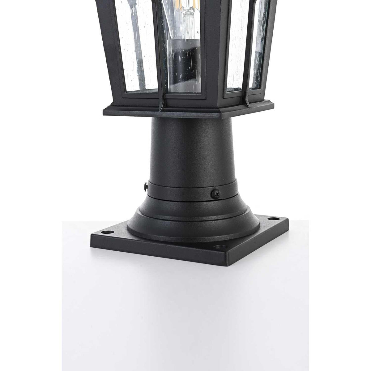 One Light Outdoor Post Mount Black by Bodine – Black