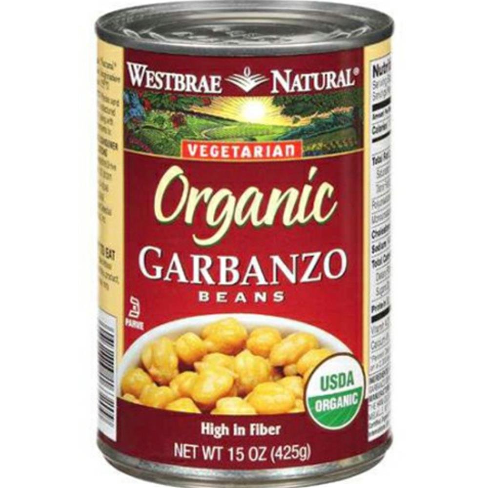 Westbrae Natural 15 Ounce (Pack of 12) / Garbanzo Beans / 12 Black Beans