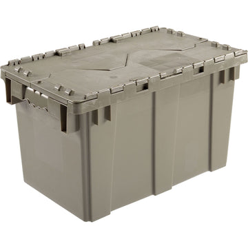 Distribution Container With Hinged Lid 22-3/8x13x13 Gray by Monoflo – Plastic, Gray, Model 257810