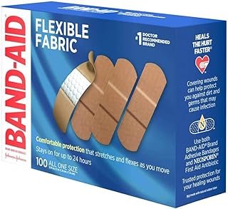 BAND-AID Flexible Fabric Adhesive Bandages 100 Count (Pack of 9)