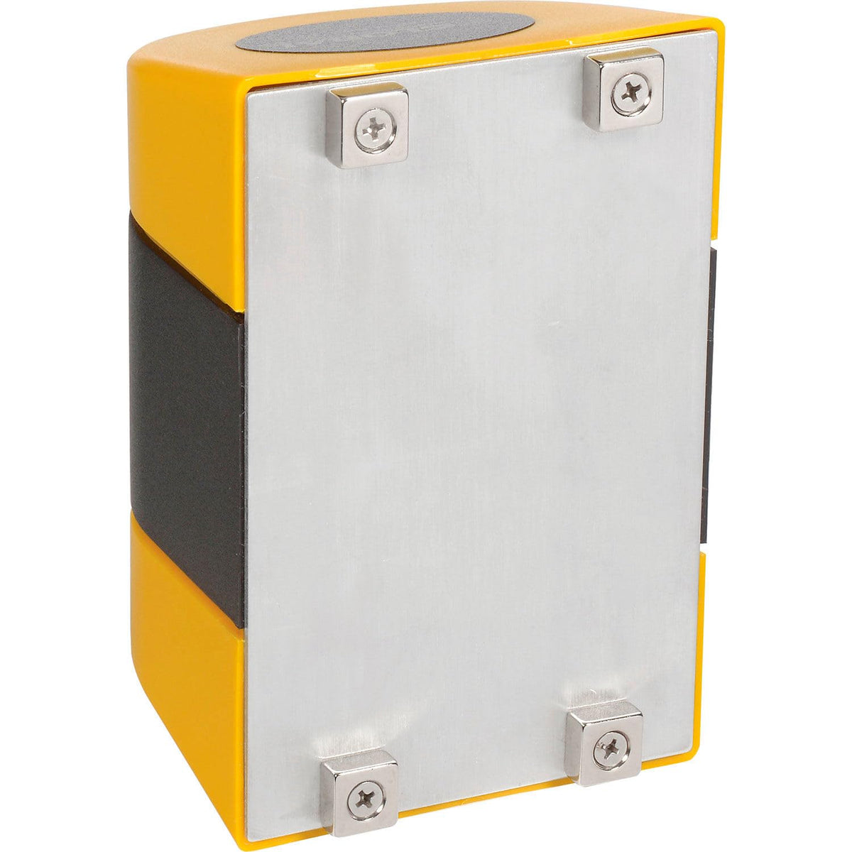 Magnetic Retractable Belt Barrier by Global Industrial – ABS Plastic, Yellow, Model GLOBAL-MWP400Y-YBC150