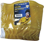 Tillman Welding Gloves, 3-1/2 in Gauntlet Cuff, Straight Thumb, Goatskin, L, 1 PR 48LVM - 1 Each