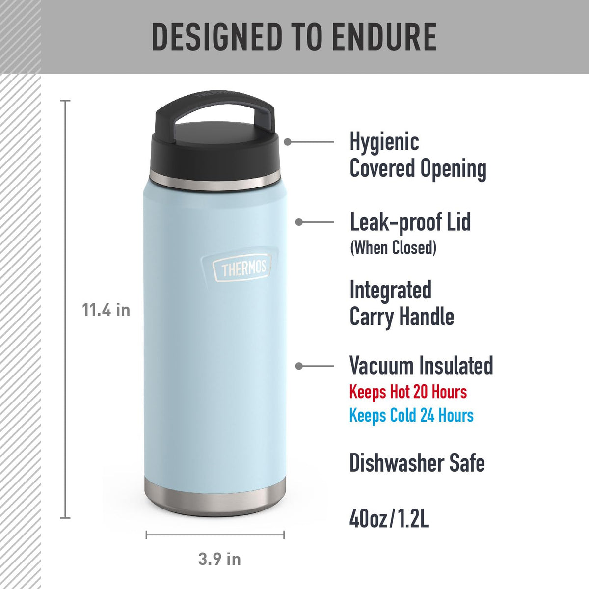 THERMOS Glacier / 40 Ounces / Classic Thermoses