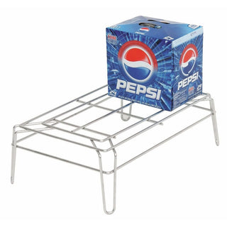 Aisle Display Fixture Silver Wire - 24" L x 14" W x 8" H by HUBERT – 500.0 pounds, Wire, Silver, Model ENW1428
