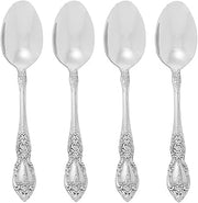 Oneida Flatware Wordsworth Set Of 4 Teaspoons,Silver