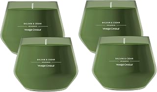 Yankee Candle Studio Medium Candle, Balsam & Cedar, 10 oz, 4-Pack