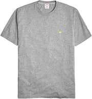 Brooks Brothers Men's Classic Fit All Cotton Crewneck Tee T-Shirt Heather Grey
