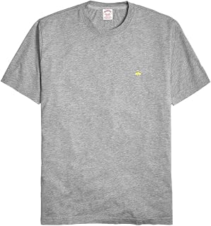 Brooks Brothers Men's Classic Fit All Cotton Crewneck Tee T-Shirt Heather Grey