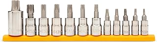 GEARWRENCH 12 Piece 1/4 3/8 1/2 Drive Tamper Proof Torx Bit Set | 87192