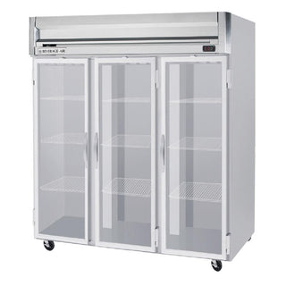 Glass Door Commercial Refrigerator by Beverage Air – Model HRS3-1G