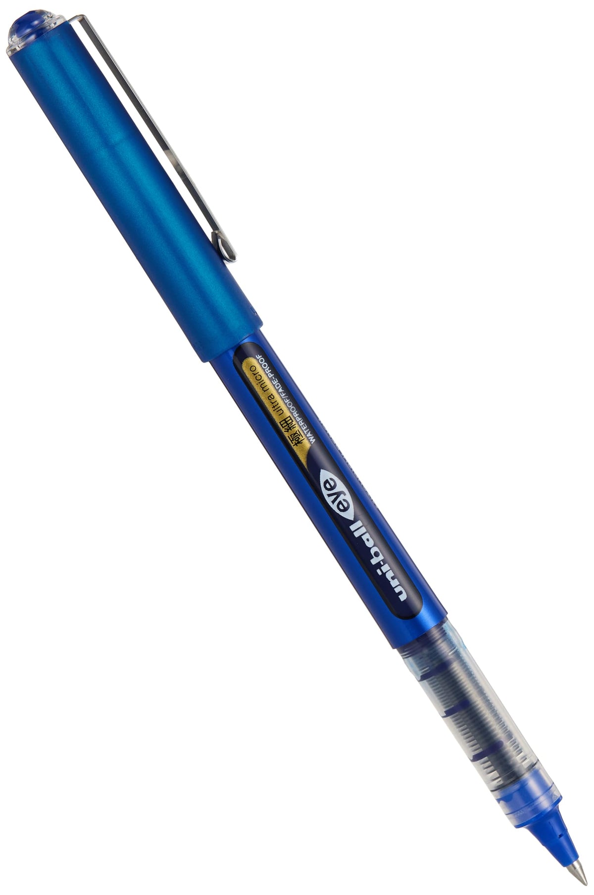 Eye Ultra Micro Pen 0.38 mm Blue by Uni-Ball – 1 Count (Pack of 1), Plastic, blue, Model UB-150-38