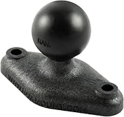 RAM MOUNTS Diamond Ball Adapter Plate with AMPS Pattern, B Size 1" Ball | High-strength composite adapter for device holders and AMPS-compatible mounting systems