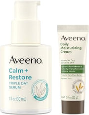 Aveeno Skin-Care Bundle for Sensitive Skin, Fragrance Free, 2 Items