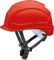 Uvex Pheos S-KR Safety Helmet - Construction Helmet with 4-Point Chin Strap and Ventilation Holes