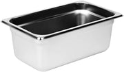 Thunder Group quarter size 4" deep 22 gauge anti jam pans, comes in each