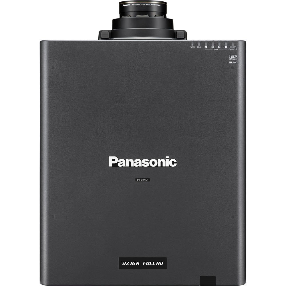 16,000lm / 1080p / 3-Chip DLP Projector Projector by Panasonic – Black, Model PT-DZ16K2U