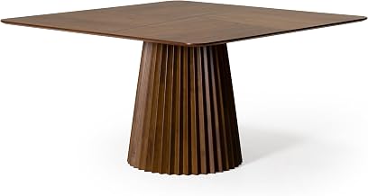 Platte - Mid-Century Modern Walnut Square Dining Table