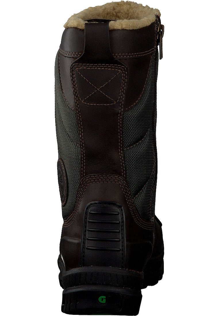 Women's Mount Holly Duck Boot by Timberland – 9, leather-and-fabric, Dark Brown, Model 18648
