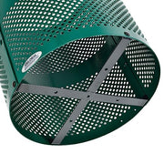 Global Industrial Green / Industrial / 36.0 gallons Outdoor Trash Cans