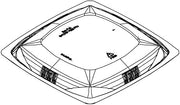 Par-Pak 5DD200-DL Dome Lid For 24-48 Oz Square Bowls - 300 / CS