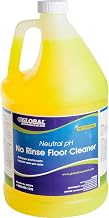 Global Industrial Neutral pH No Rinse Floor Cleaner, 1 Gallon Bottle, 4/Case